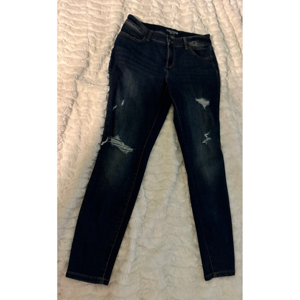 Maurices medium women's skinny jeans with elastic waistband